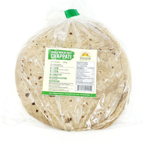Teetoz Whole Wheat Chappati